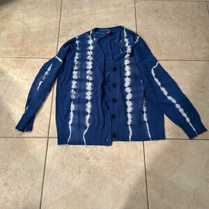 VINCE CAMUTO tie dye cardigan